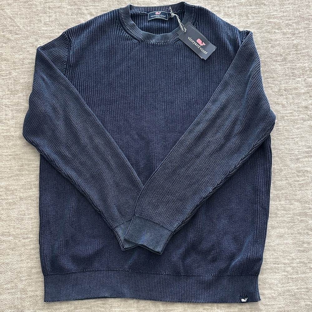 Vineyard Vines Classic Navy Crewneck Sweater